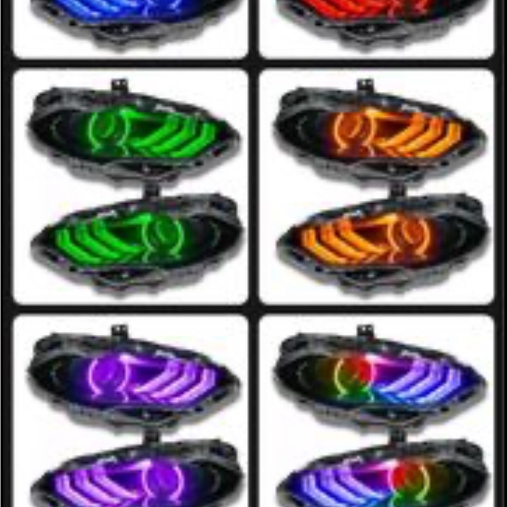 Silver and Red LED Lighting Kit - Picture 6 of 7